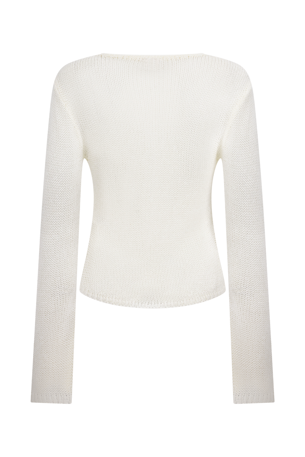Isabella Long Sleeve Knit Top in White – Chic&Drifts