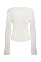 Isabella Long Sleeve Knit Top in White – Chic&Drifts