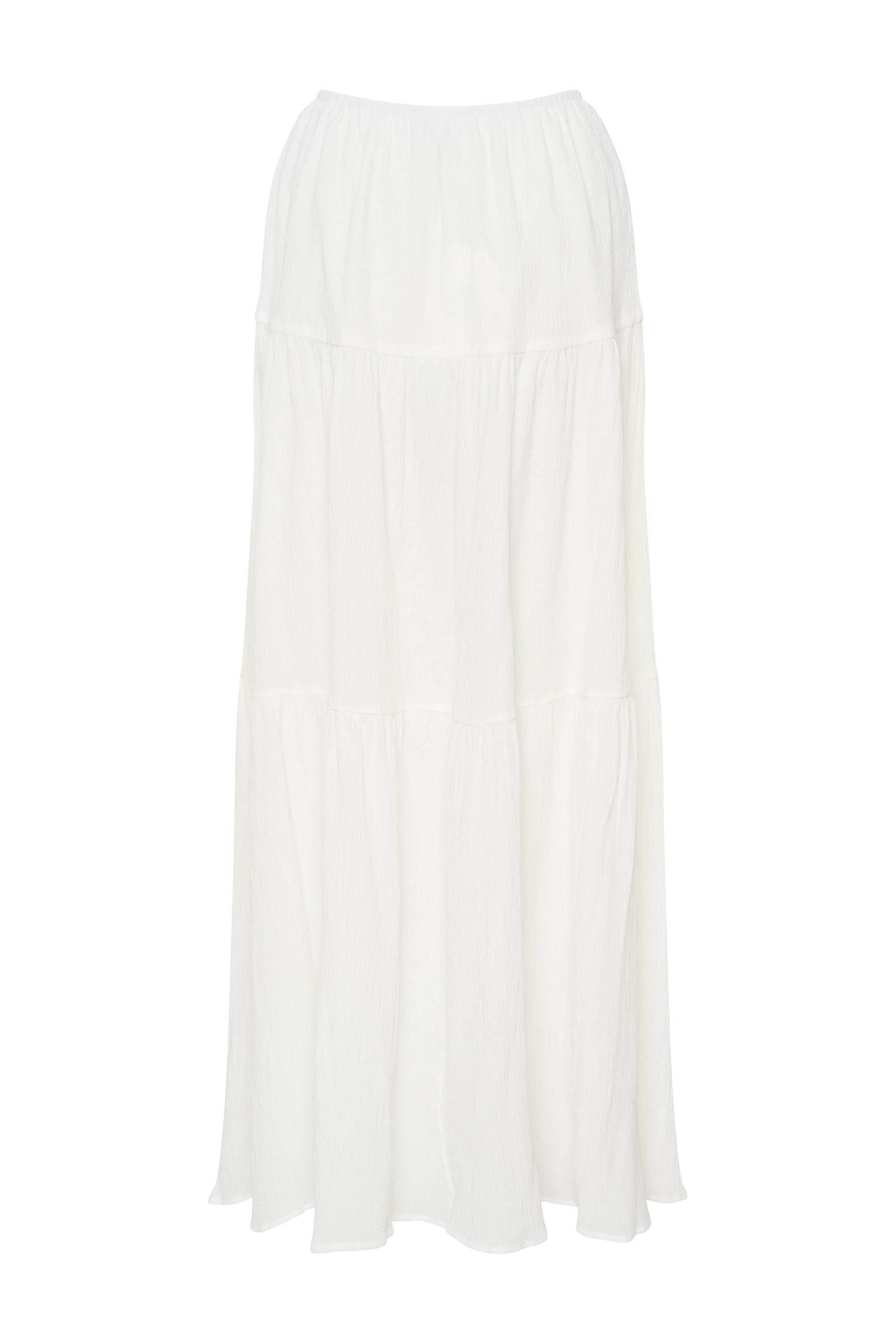 Jacinda Cotton Maxi Skirt in White – Chic&Drifts