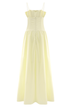Janis Cotton Frill Maxi Dress in Lemon – Chic&Drifts