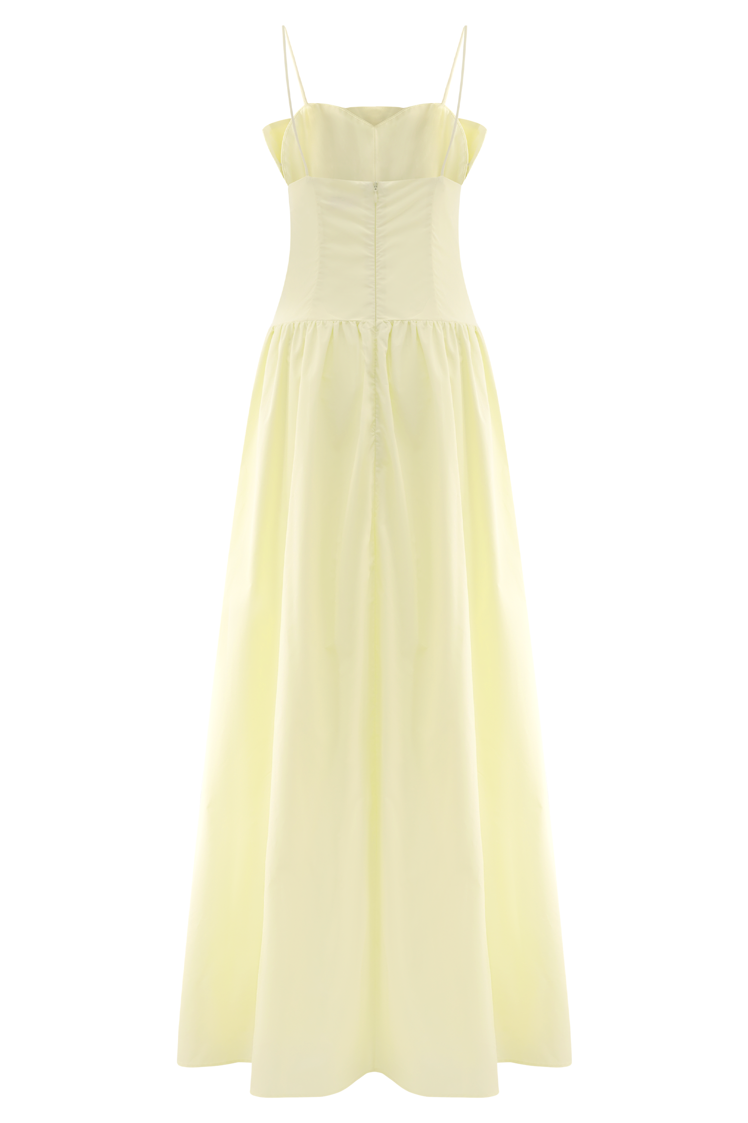 Janis Cotton Frill Maxi Dress in Lemon – Chic&Drifts