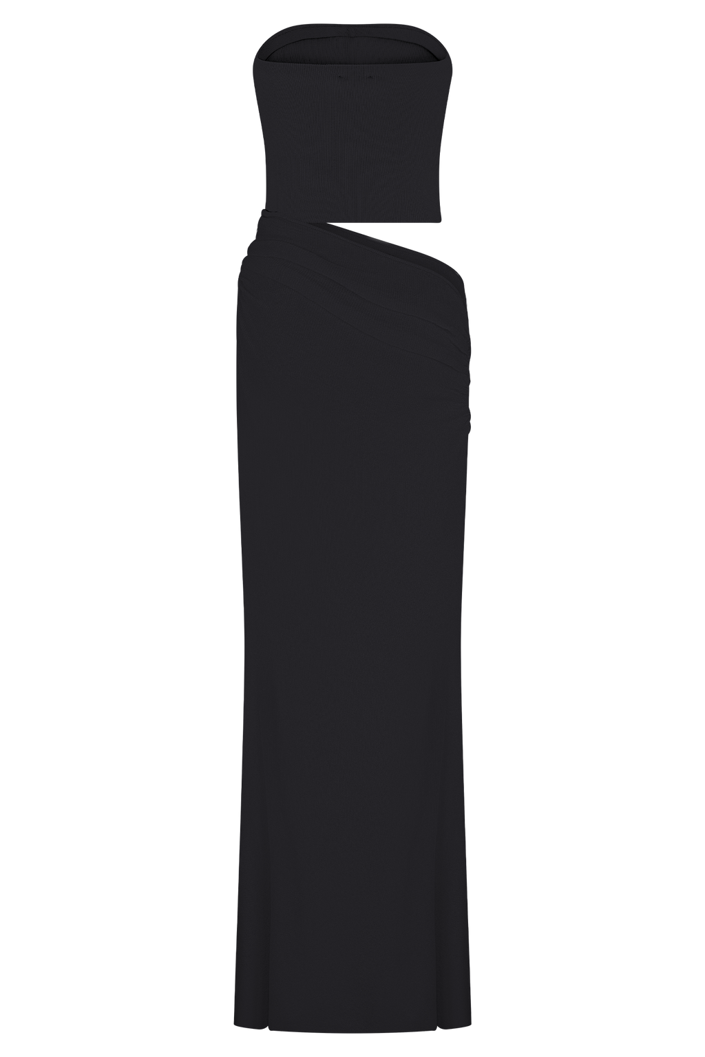 Jasiel Strapless Knit Maxi Dress in Black – Chic&Drifts