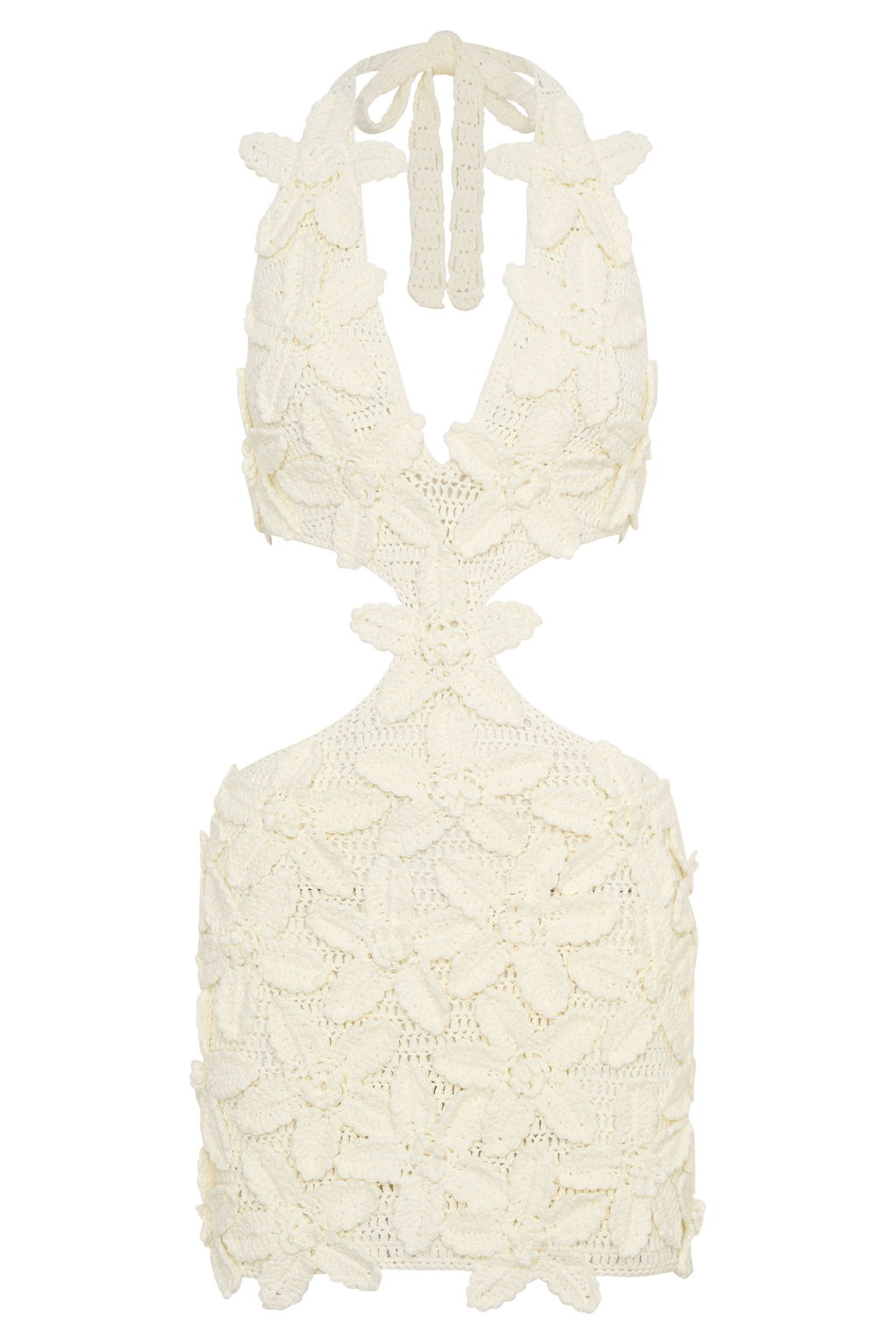 Jaylene Floral Crochet Mini Dress