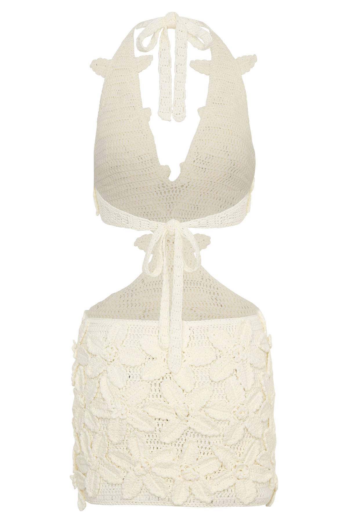 Jaylene Floral Crochet Mini Dress