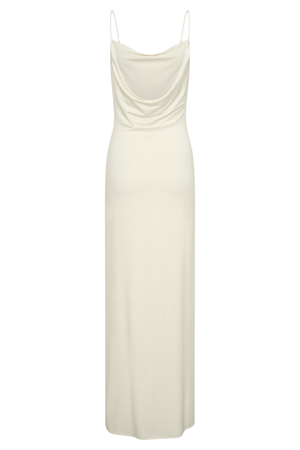 Joni Cowl Maxi Dress in Ivory – Chic&Drifts