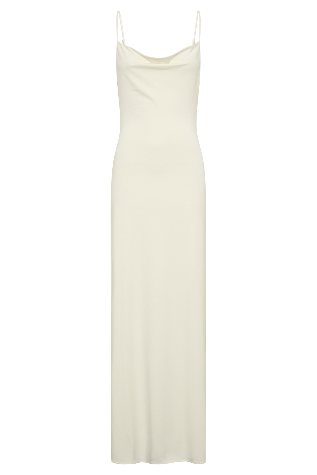 Joni Cowl Maxi Dress in Ivory – Chic&Drifts