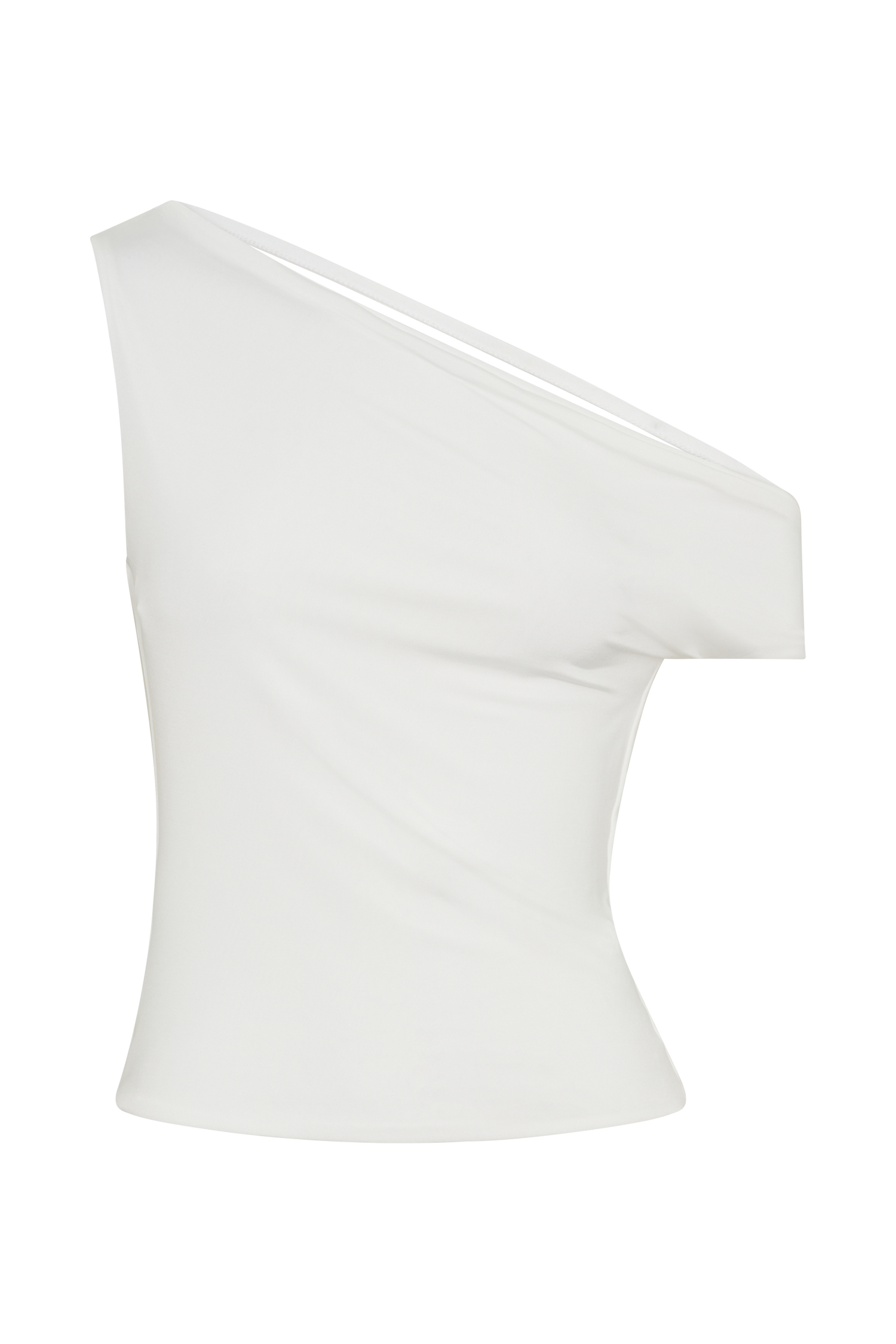 Kacey Slinky Off Shoulder Top in White – Chic&Drifts
