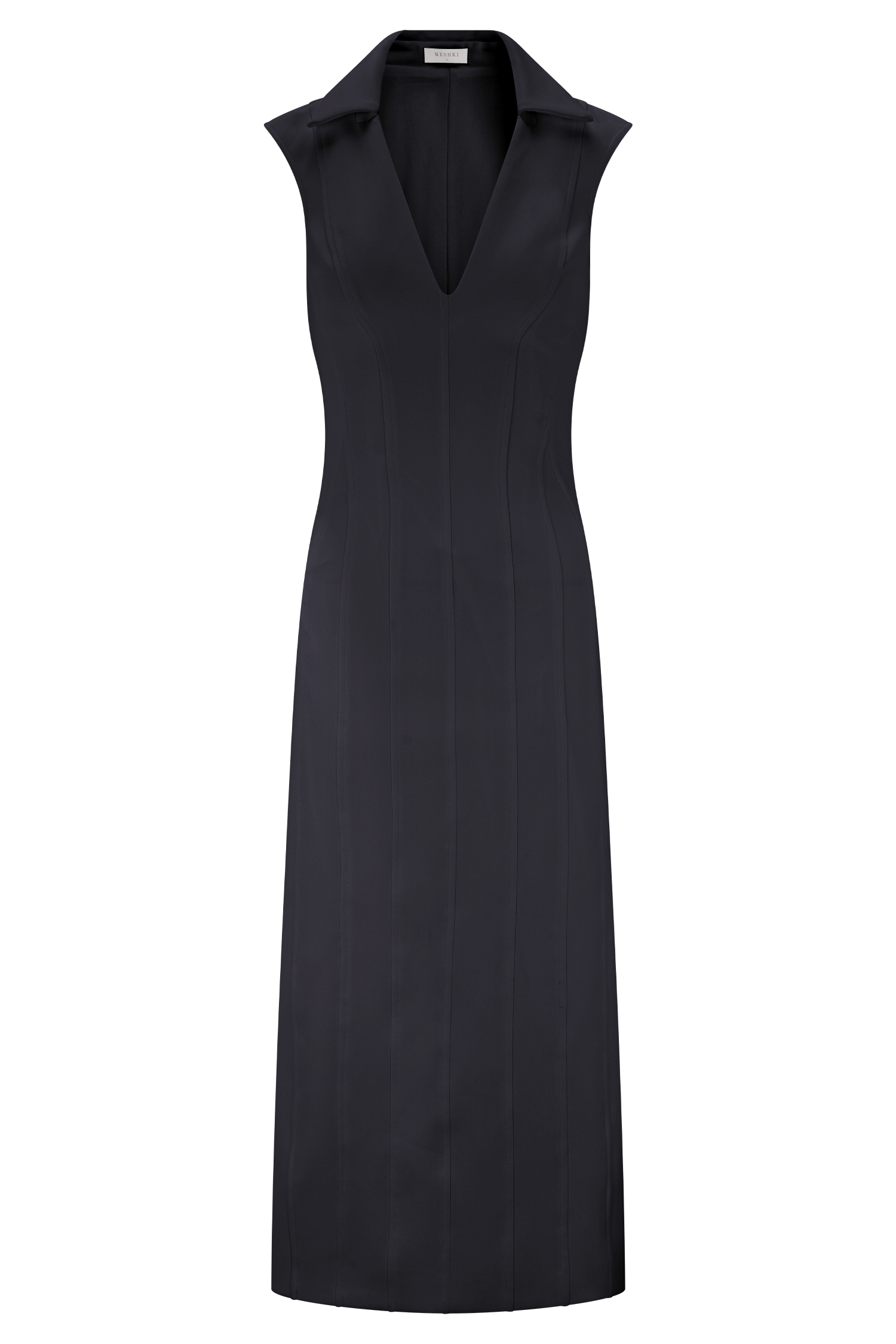 Keagan Sleeveless Midi Dress in Black – Chic&Drifts