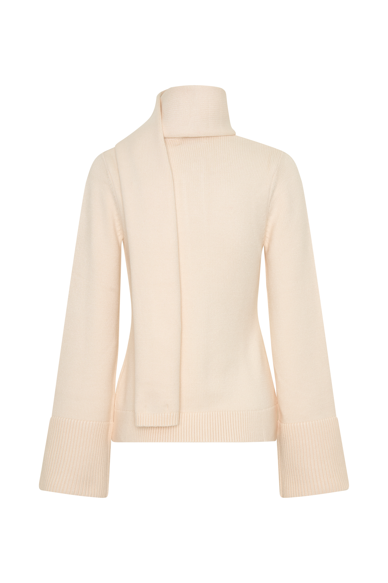 Lara Knit Cardigan With Scarf in Ivory – Chic&Drifts