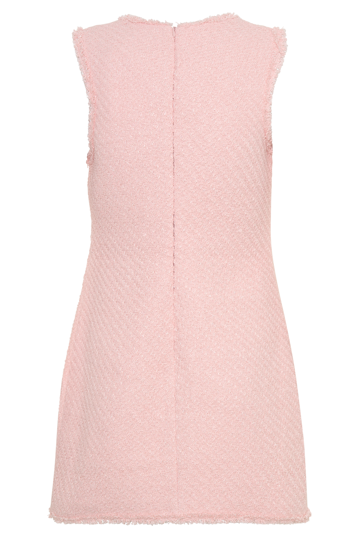 Lea Tweed Sleeveless Mini Dress in Baby Pink – Chic&Drifts