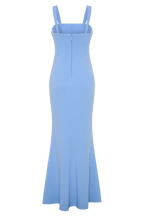 Luella Crepe Corset Maxi Dress in Cornflower Blue – Chic&Drifts