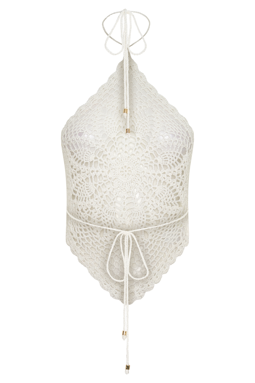 Marvin Crochet Halter Top in Ivory – Chic&Drifts