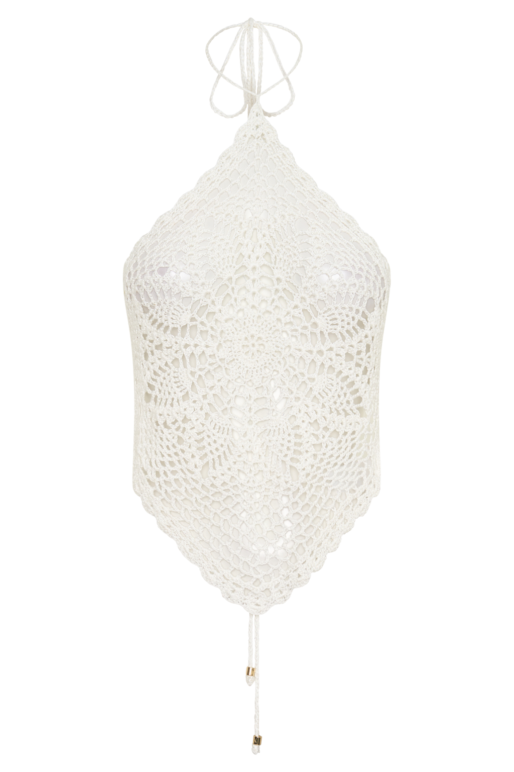 Marvin Crochet Halter Top in Ivory – Chic&Drifts