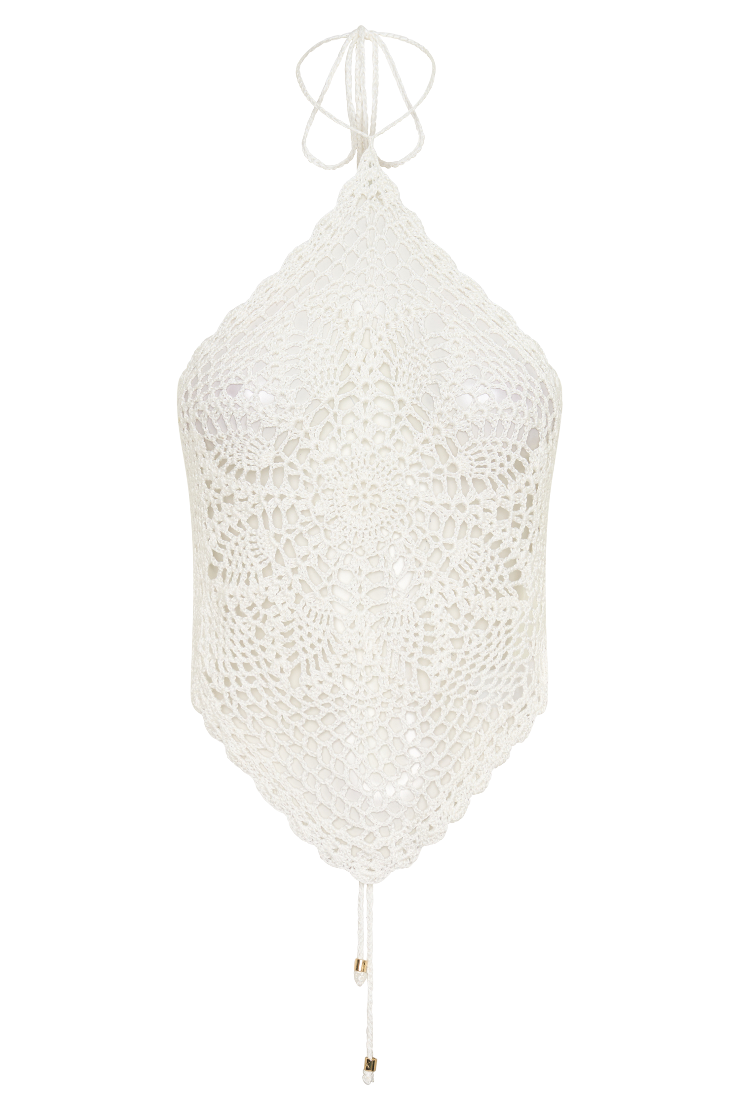 Marvin Crochet Halter Top in Ivory – Chic&Drifts