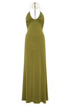 Maely Gathered Slinky Maxi Dress in Lemon – Chic&Drifts