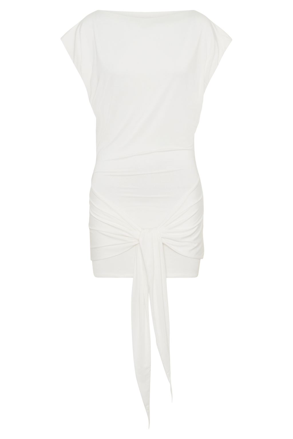 Maiara Shortsleeve Slinky Tie Mini Dress in Pink – Chic&Drifts