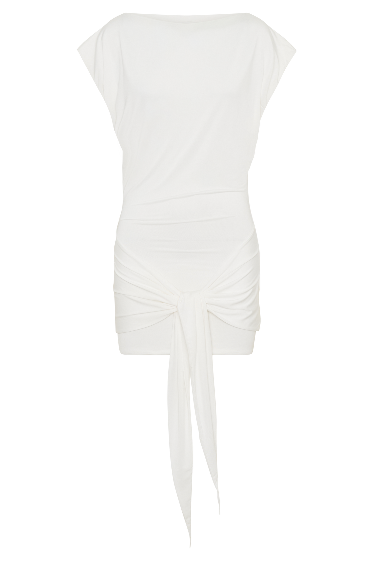 Maiara Shortsleeve Slinky Tie Mini Dress in Pink – Chic&Drifts