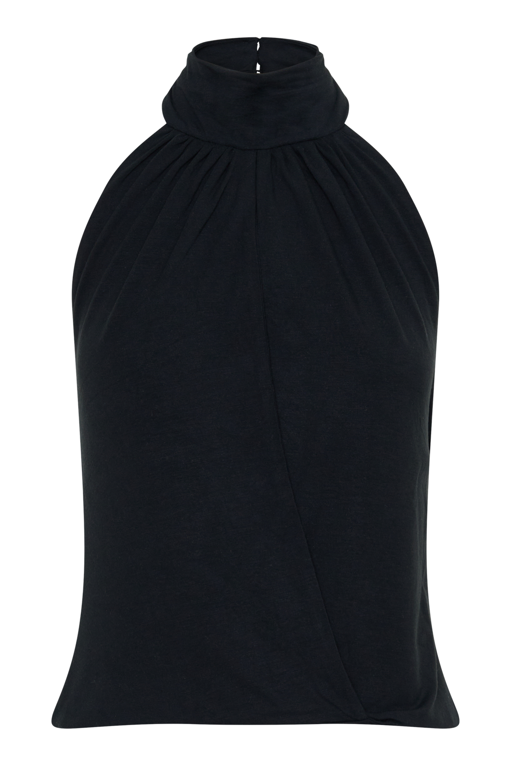 Maki Viscose Sleeveless Halter Top in Black – Chic&Drifts