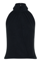 Maki Viscose Sleeveless Halter Top in Black – Chic&Drifts