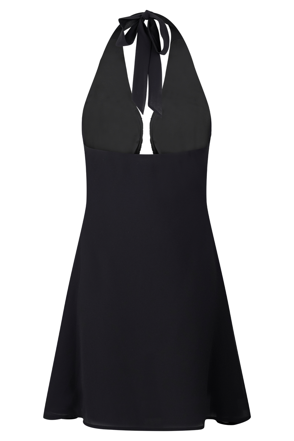 Malakhai Chiffon Halter Mini Dress in Black – Chic&Drifts