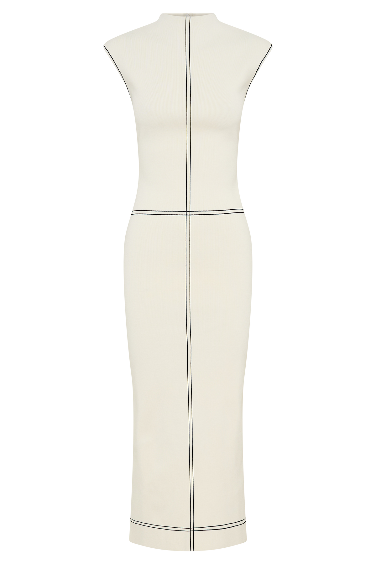Malone Bandage Knit Midi Dress in Ivory – Chic&Drifts