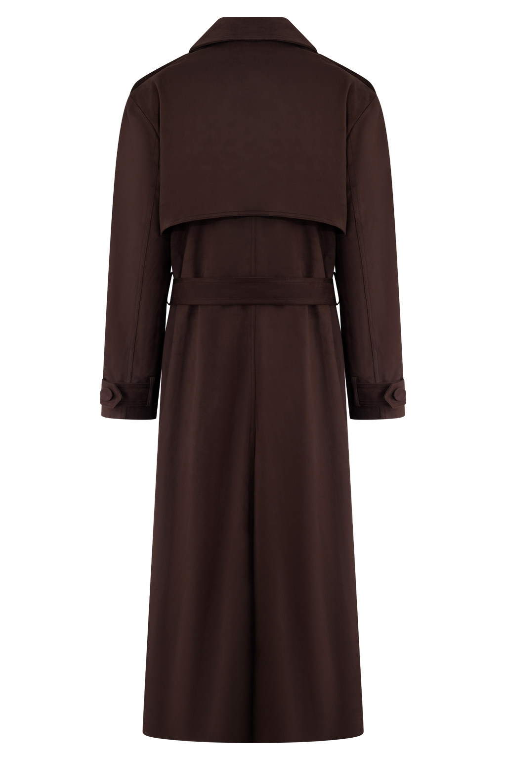 Marc Faux Suede Coat in Cocoa Chocolate – Chic&Drifts