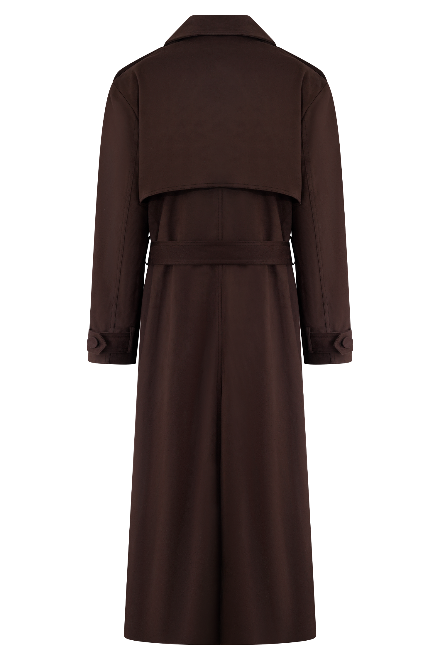 Marc Faux Suede Coat in Cocoa Chocolate – Chic&Drifts