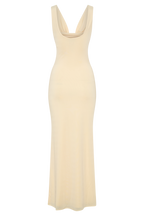 Marta Slinky Cowl Maxi Dress in Lemon – Chic&Drifts