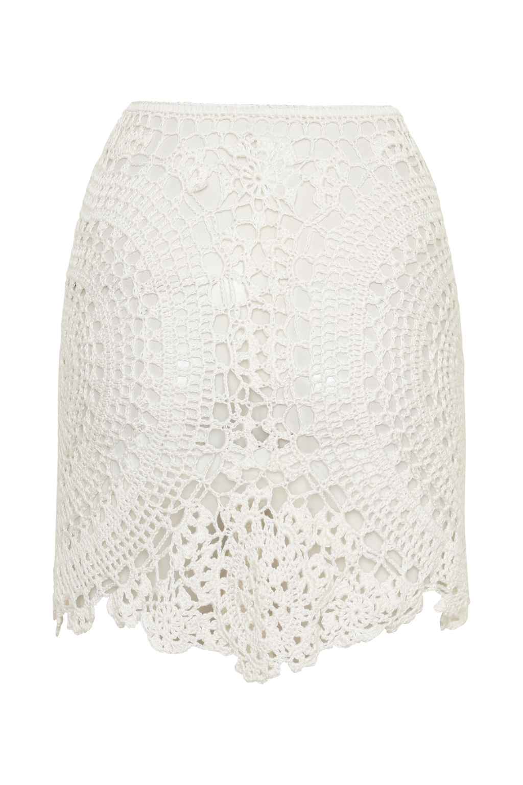Marvin Crochet Mini Skirt in Ivory – Chic&Drifts