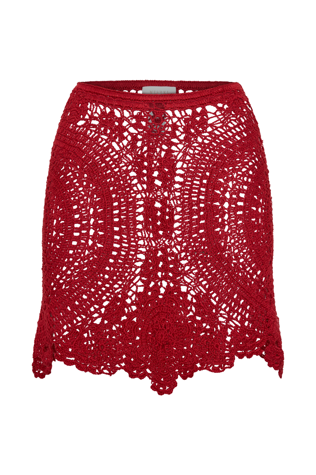 Marvin Crochet Mini Skirt in Red – Chic&Drifts