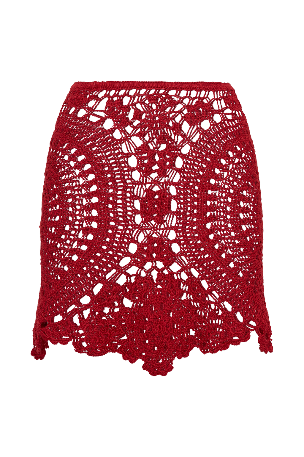 Marvin Crochet Mini Skirt in Red – Chic&Drifts