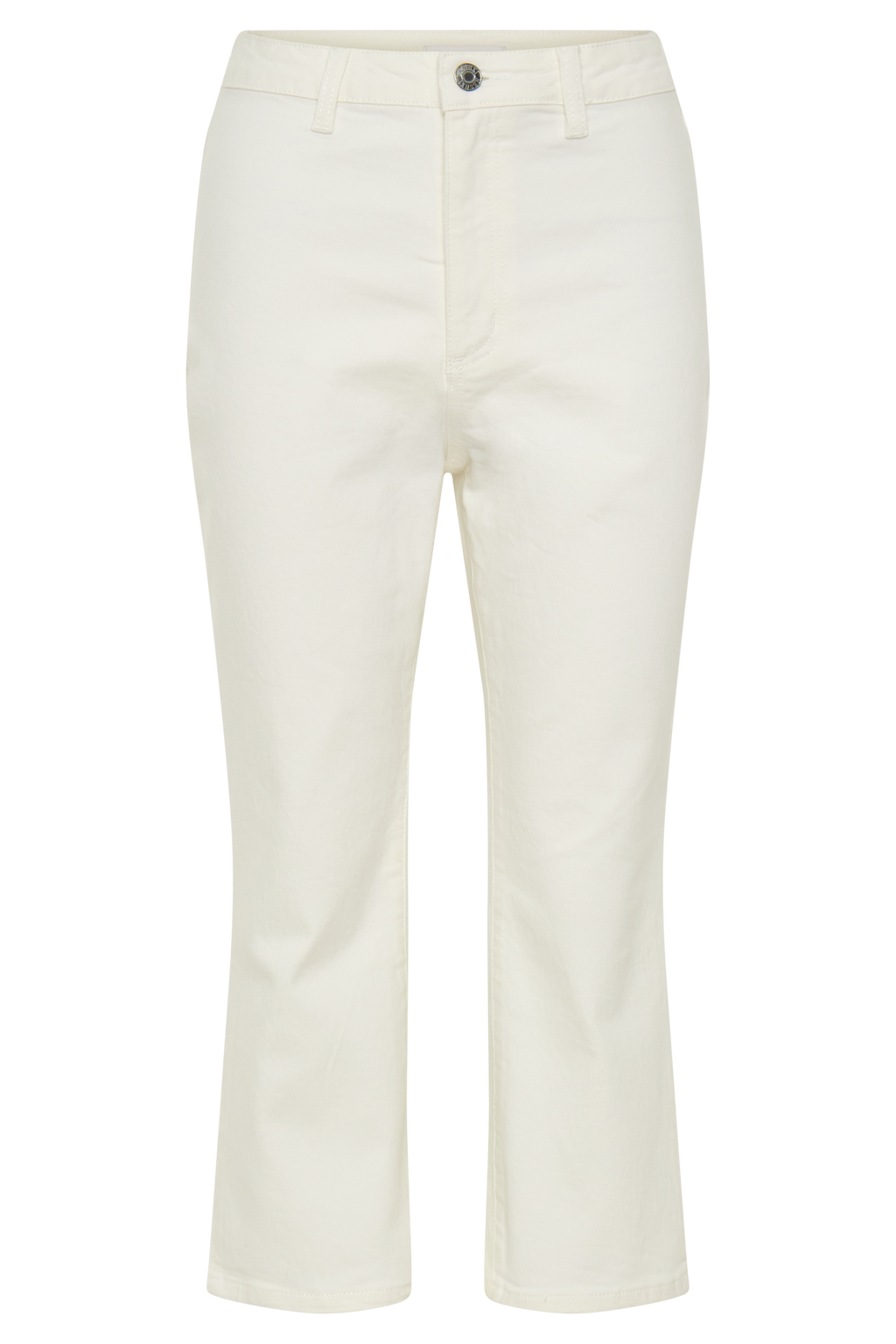 Mary Denim Capris in White – Chic&Drifts