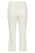 Mary Denim Capris in White – Chic&Drifts