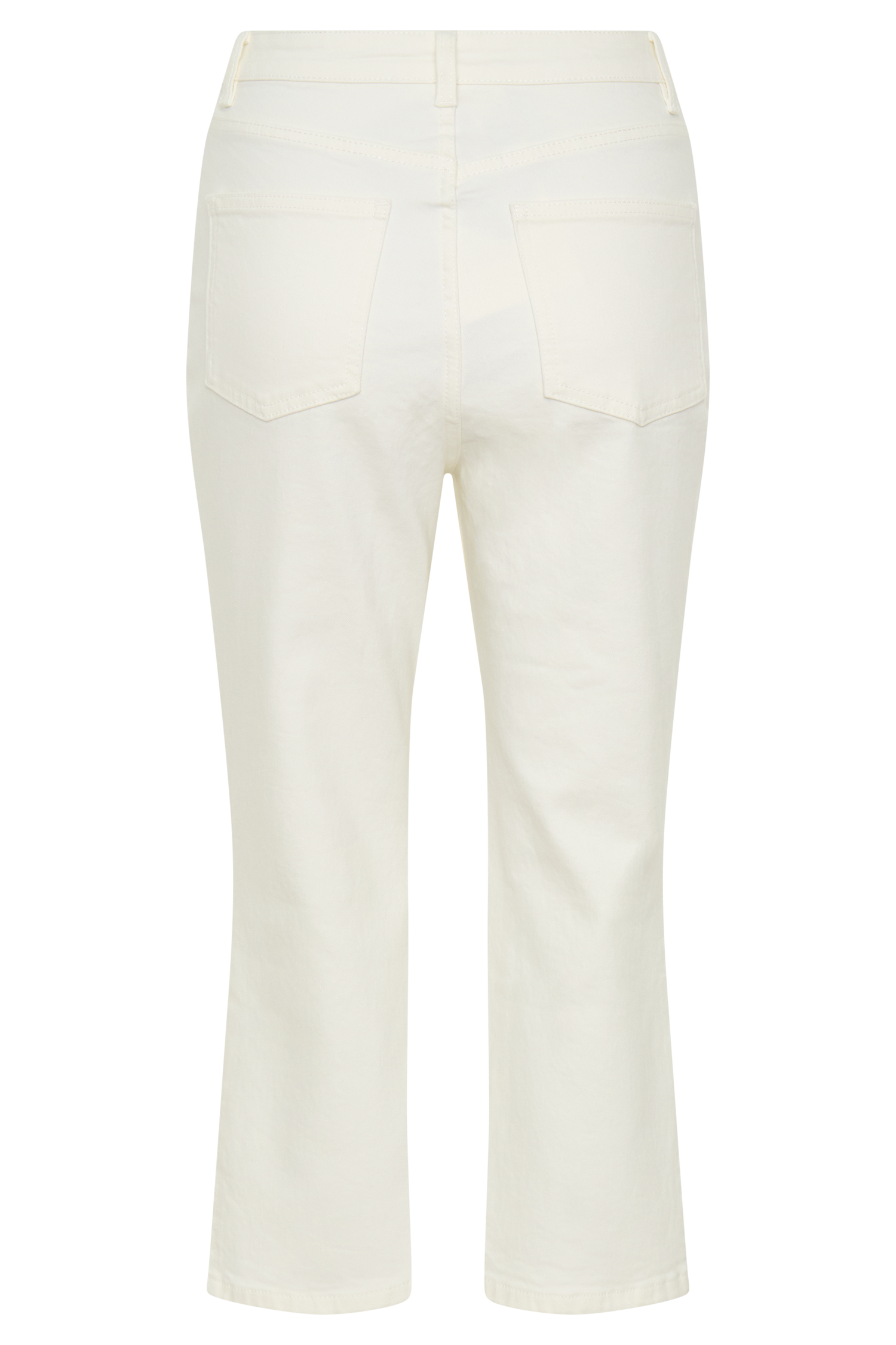 Mary Denim Capris in White – Chic&Drifts