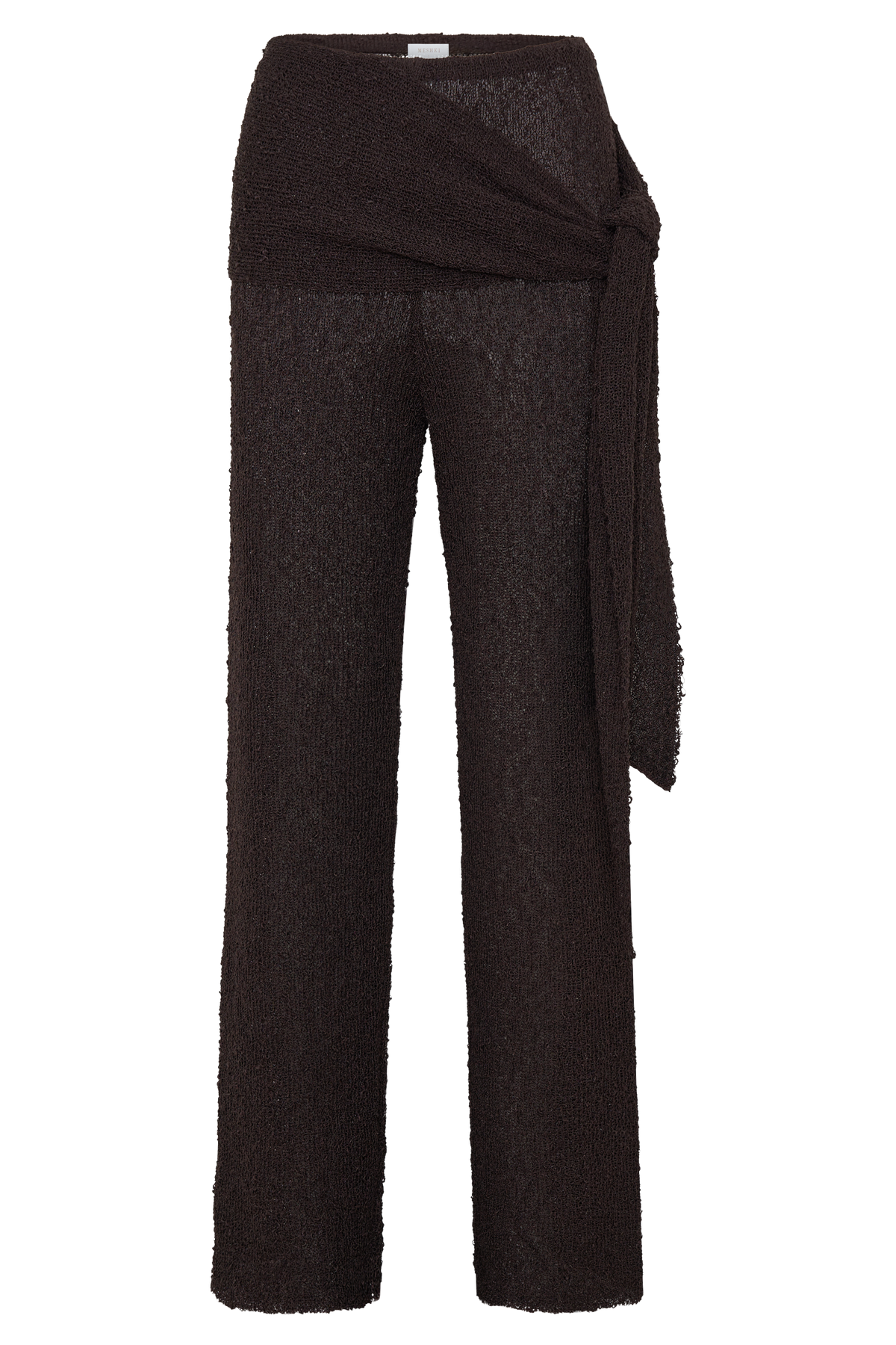 Mattais Boucle Knit Trousers in Dark Chocolate – Chic&Drifts