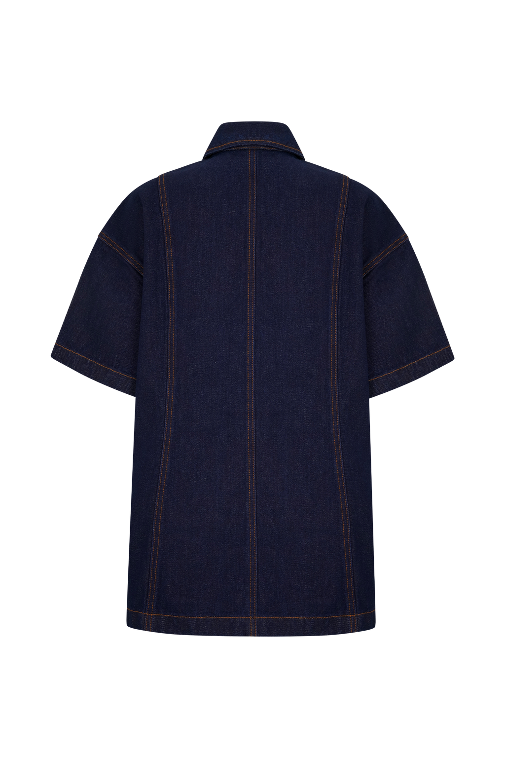 Maya Oversized Denim Shirt in Indigo Blue – Chic&Drifts