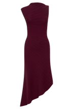 Milasandra Pleated Knit Dress