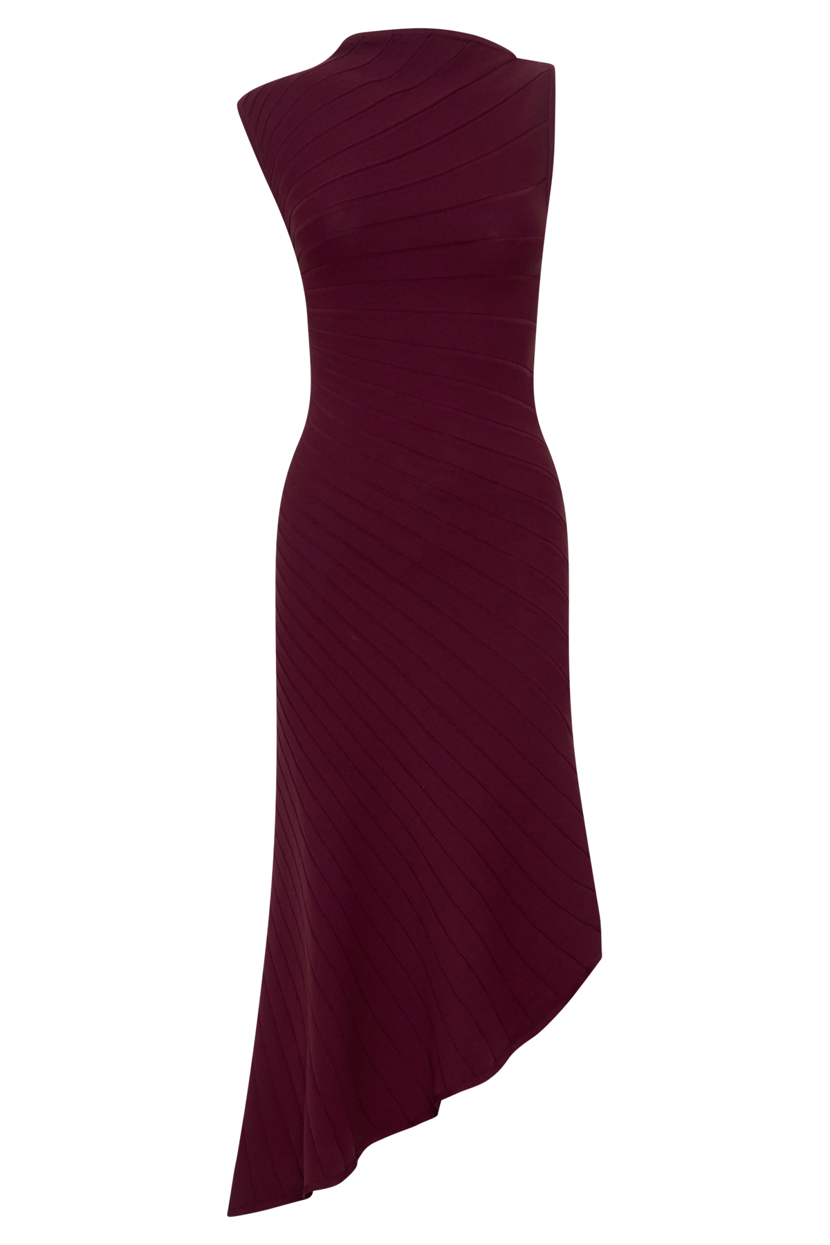 Milasandra Pleated Knit Dress