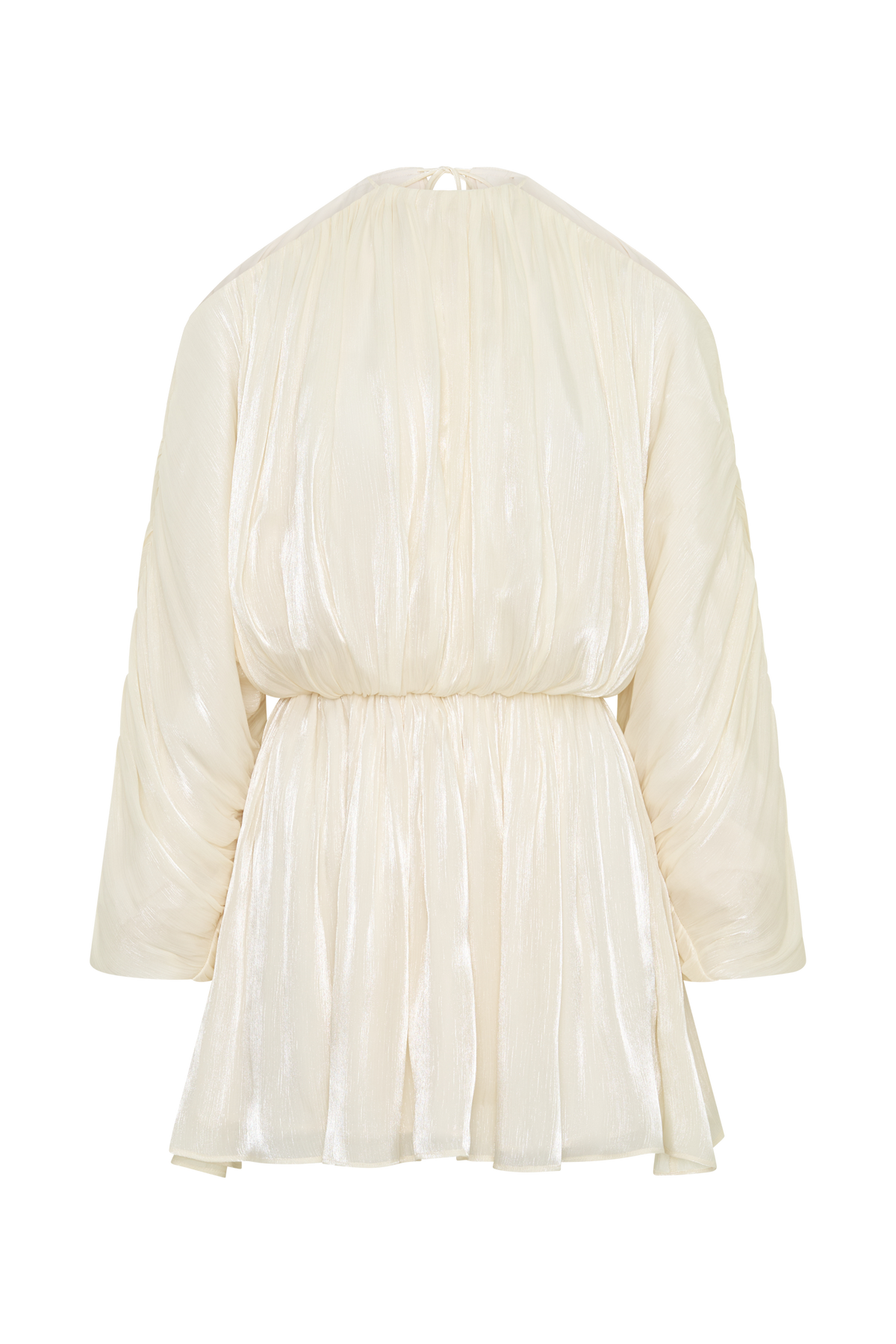 Minna Halter Mini Dress in Opal White – Chic&Drifts