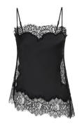 Miriam Satin & Lace Camisole in Black – Chic&Drifts