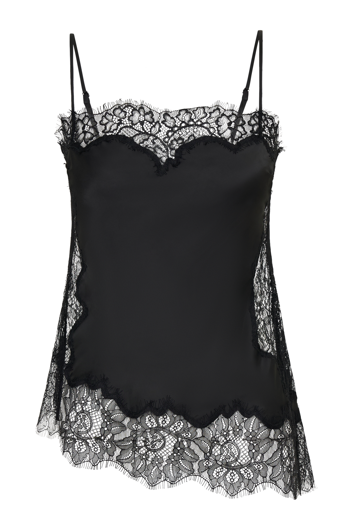 Miriam Satin & Lace Camisole in Black – Chic&Drifts