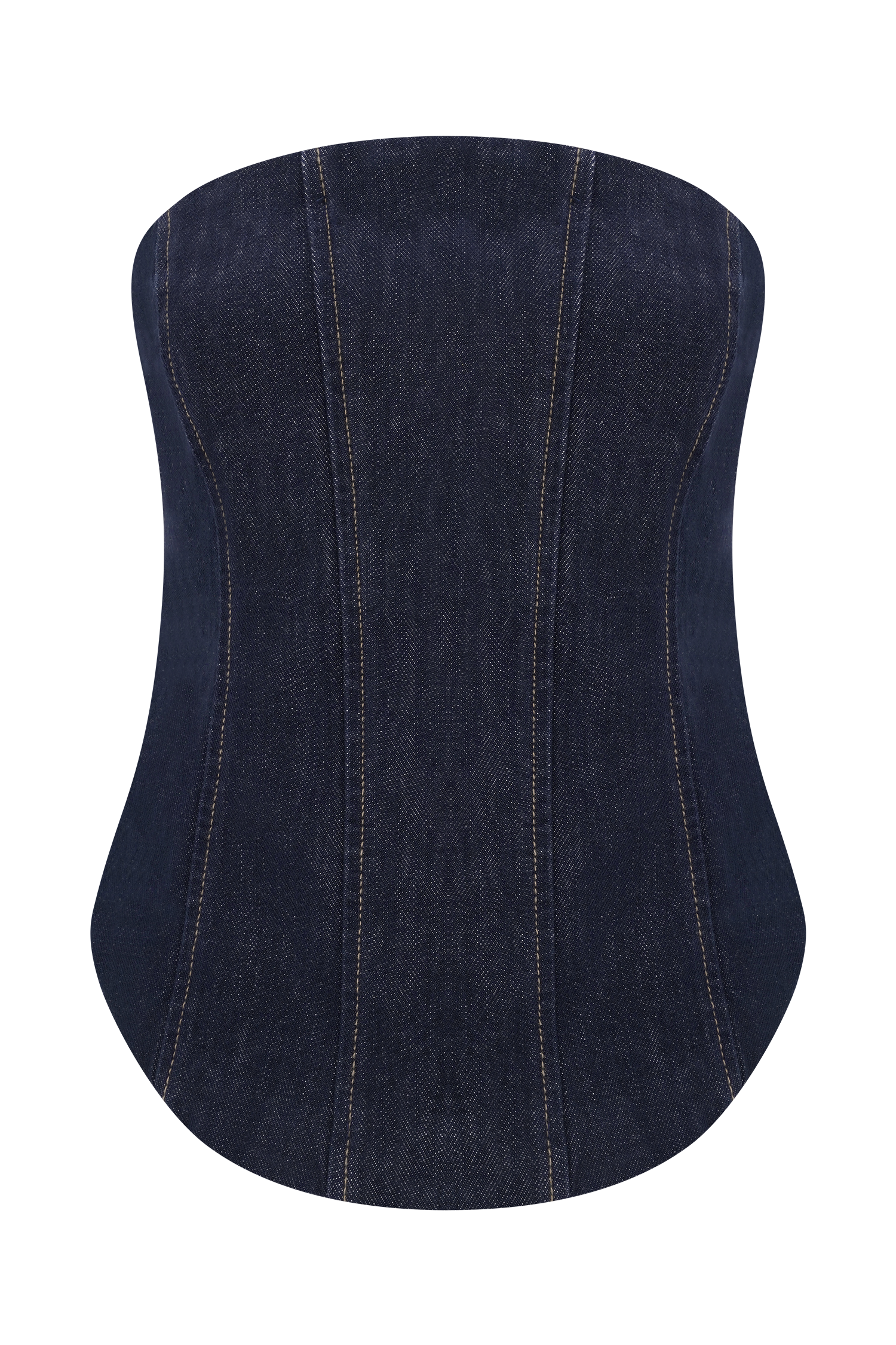 Monte Strapless Denim Corset in Washed Indigo Blue – Chic&Drifts