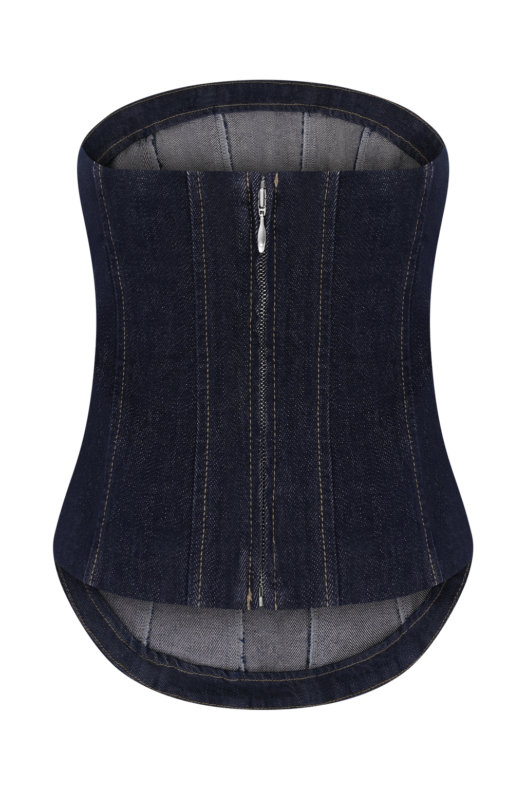 Monte Strapless Denim Corset in Washed Indigo Blue – Chic&Drifts