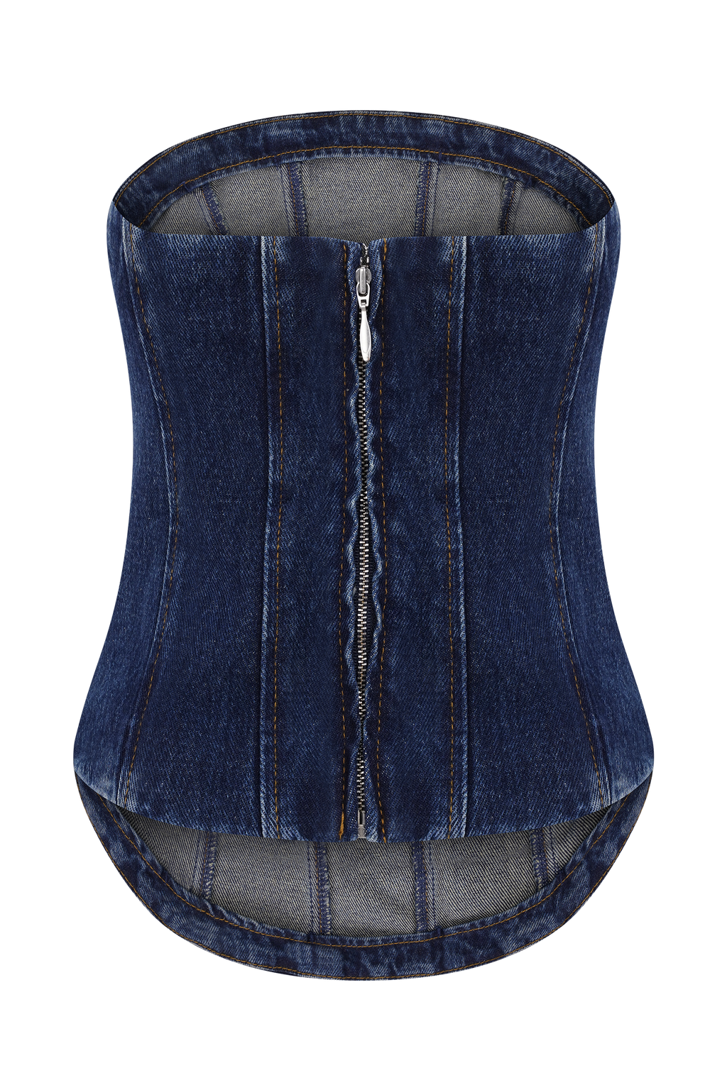 Monte Strapless Diamante Denim Corset in Midnight Blue – Chic&Drifts