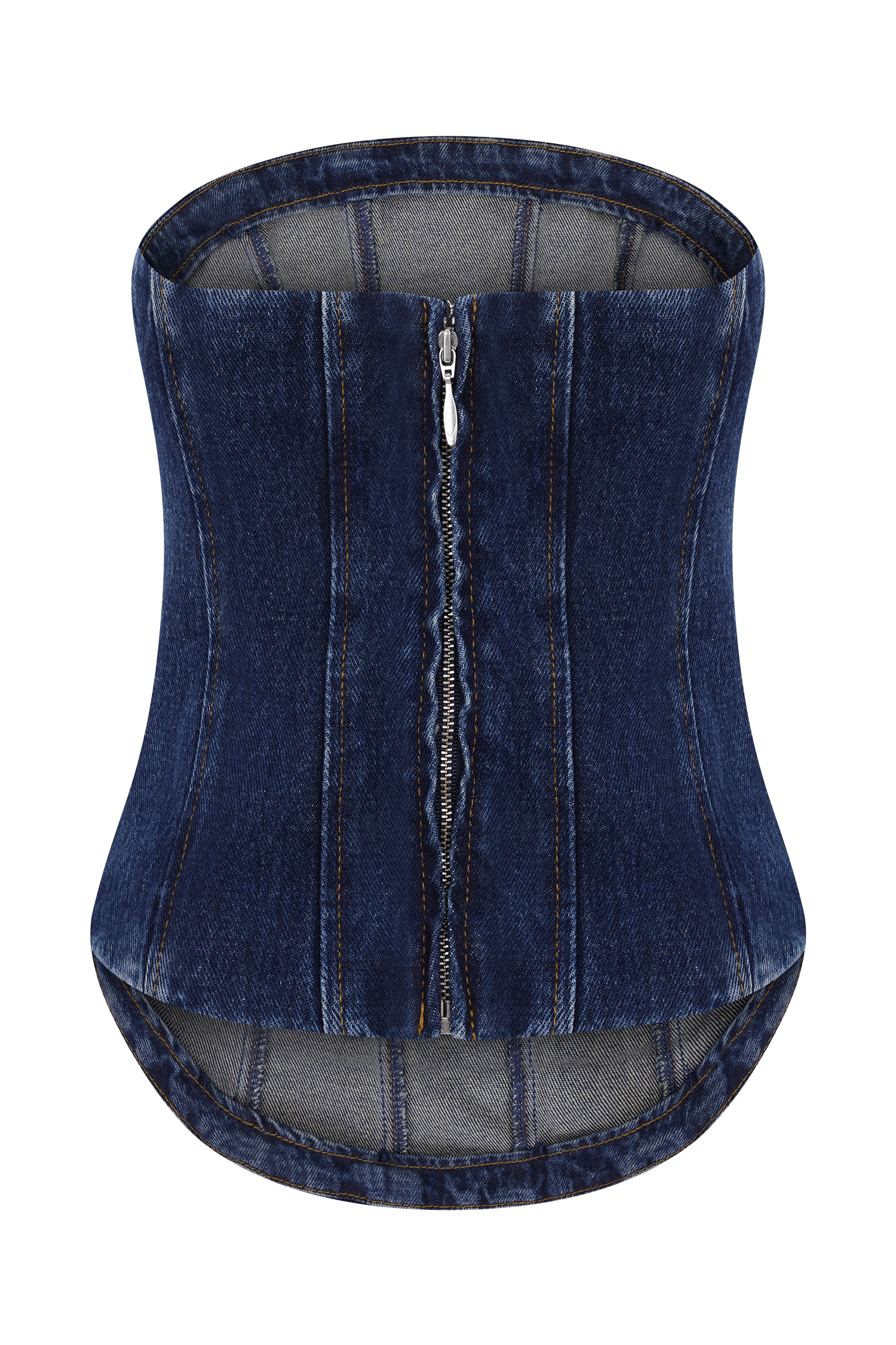 Monte Strapless Diamante Denim Corset in Midnight Blue – Chic&Drifts