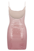 Mora Sequin Mini Dress in Ombre Pink – Chic&Drifts
