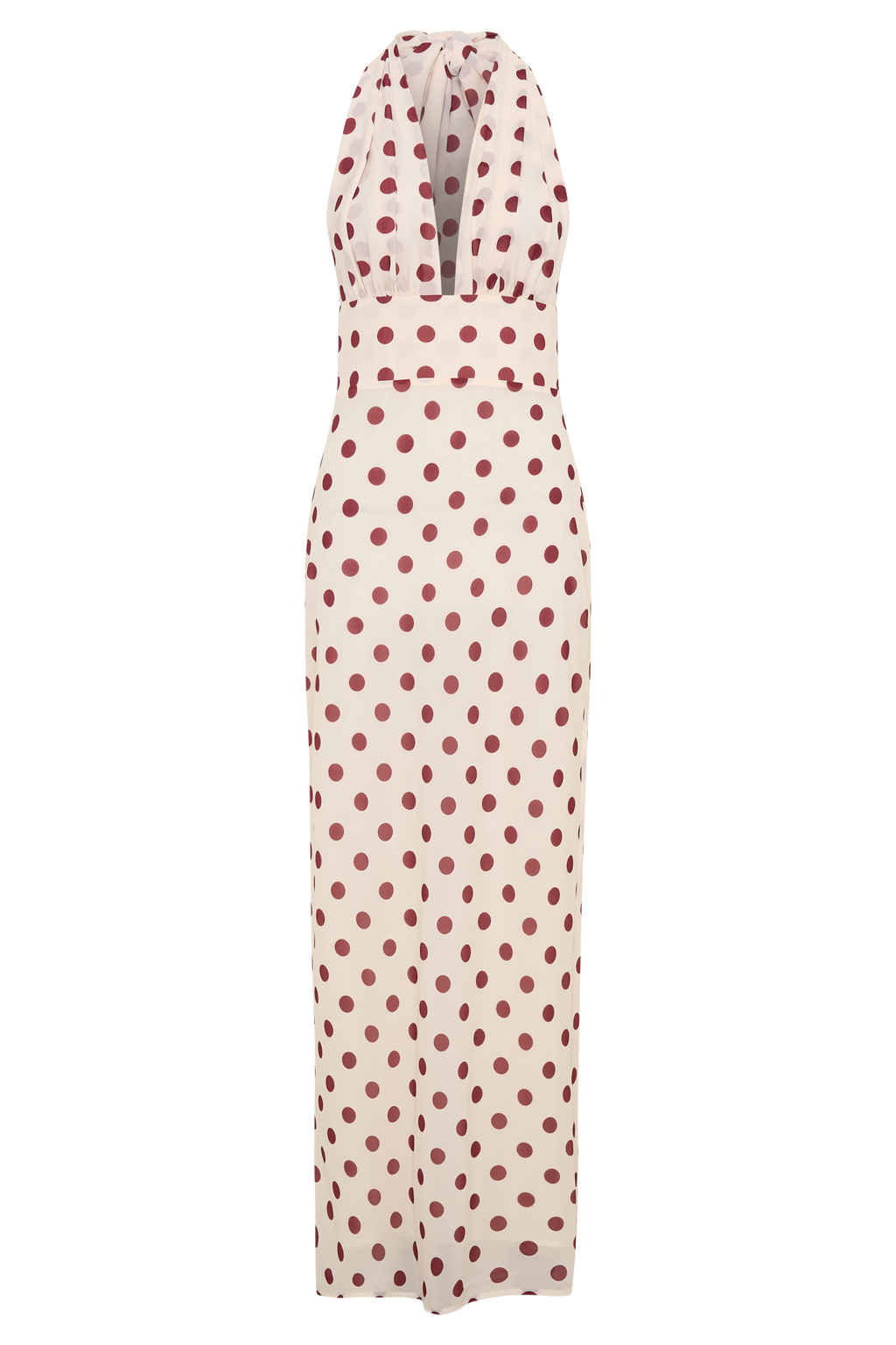 Nadine Halter Chiffon Maxi Dress in Blue – Chic&Drifts