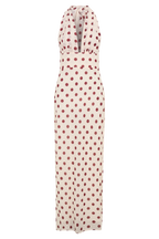 Nadine Halter Chiffon Maxi Dress in Blue – Chic&Drifts