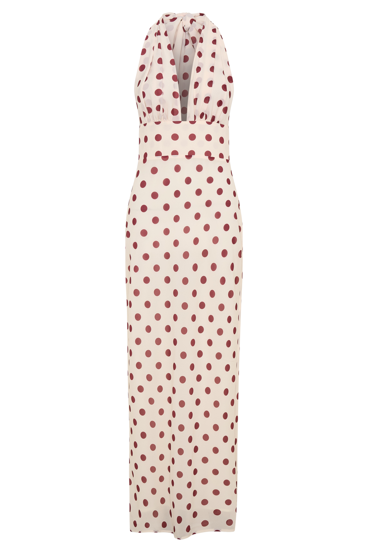 Nadine Halter Chiffon Maxi Dress in Blue – Chic&Drifts