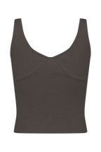Natalya Ribbed Knit Cami Top in Dark Chocolate – Chic&Drifts